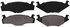 ZX280A by WAGNER - QuickStop Semi-Metallic Disc Brake Pad Set