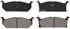 ZX296 by WAGNER - QuickStop Semi-Metallic Disc Brake Pad Set