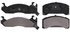 ZX310 by WAGNER - QuickStop Semi-Metallic Disc Brake Pad Set