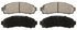 SX833B by WAGNER - Wagner SevereDuty SX833B Semi-Metallic Disc Brake Pad Set