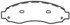 SX962 by WAGNER - Wagner SevereDuty SX962 Semi-Metallic Disc Brake Pad Set