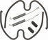 Wagner H7236 Drum Brake Hardware Kit Wagner H7236 Brake Combi Kit