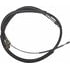 BC124186 by WAGNER - Wagner BC124186 Brake Cable