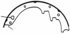 Z152 by WAGNER - Wagner Drum Brake Shoe Set