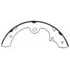 Z406 by WAGNER - Wagner Drum Brake Shoe Set