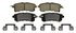 ZD1510 by WAGNER - QuickStop Ceramic Disc Brake Pad Set