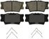 ZD1632 by WAGNER - QuickStop Ceramic Disc Brake Pad Set