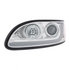 KIT1000 by UNITED PACIFIC - Peterbilt Projection Headlights Pair w/ Chrome Trim & LED Light Bar