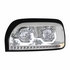 KIT1001 by UNITED PACIFIC - Freightliner Century Projection Chrome Headlight Pair w/LED Light Bar