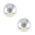 S2005LED-2 by UNITED PACIFIC - Pair (2) of 5 3/4" Crystal Halogen Headlight Bulbs w/ Auxiliary LED