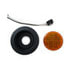 KIT1034 by UNITED PACIFIC - Amber 2.5" Round 13 LED Truck Trailer Side Marker Clearance Light Kit / Grommet