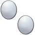 C477202-2 by UNITED PACIFIC - Pair (2) 1947-1972 Chevy Truck 5" Round Side Mirrors Smooth Style Chrome Housing