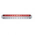 37672-2 by UNITED PACIFIC - Pair (2) of 28 LED 13 3/4" Light Bars - Red & White LED/Red & Clear Lens
