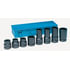 9154 by GREY PNEUMATIC - 1" Drive 8 Pc. Standard and Deep Combo Truck Wheel Set