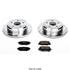 K3090 by POWERSTOP BRAKES - Z23 Daily Driver Carbon-Fiber Ceramic Brake Pad and Drilled & Slotted Rotor Kit