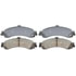 ACDelco 14D834CH Disc Brake Pad Set Advantage Rear Disc Brake Pad Set, Ceramic, with Hardware and Wear Sensor