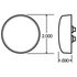 30200C3 by TRUCK-LITE - 30 Series Utility Light - Incandescent, 1 Bulb, Round Clear Lens, 12V, Grommet Mount