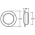 30221R3 by TRUCK-LITE - 30 Series Marker Clearance Light - Incandescent, PL-10 Lamp Connection, 12v