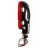 27513 by TRUCK-LITE - Multi-Purpose Light Bulb - LED, Red, Round, 24 Diode, Single Face, 3 Wire, 1 Stud, Chrome, Stripped End/Ring Terminal, Bulk