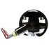 27513 by TRUCK-LITE - Multi-Purpose Light Bulb - LED, Red, Round, 24 Diode, Single Face, 3 Wire, 1 Stud, Chrome, Stripped End/Ring Terminal, Bulk