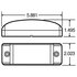 29203Y3 by TRUCK-LITE - 21 Series Marker Clearance Light - Incandescent, Male Pin Lamp Connection, 12v