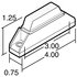 TL35001Y by TRUCK-LITE - Marker Light - For 35 Series, LED, Yellow Rectangular, 2 Diode, P2, 2 Screw, Fit 'N Forget, .180 Bullet Terminal/Ring Terminal, 12 Volt, Kit