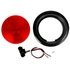 40009R3 by TRUCK-LITE - 40 Series, Incandescent, Red, Round, 1 Bulb, Stop/Turn/Tail, Black Grommet Mount, PL-3, Stripped End/Ring Terminal, 24V, Kit, Bulk