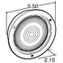 402623 by TRUCK-LITE - 40 Series Back Up Light - Incandescent, Clear Lens, 1 Bulb, Round Lens Shape, Flange Mount, 12v
