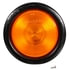 40302Y3 by TRUCK-LITE - 40 Series Turn Signal / Parking Light - Incandescent, Yellow Round, 1 Bulb, Grommet Mount, 12V, Black PVC Trim