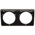 407153 by TRUCK-LITE - 40 Series Brake / Tail Light Bracket - 4 Screw Bracket Mount, For Round Shape Lights, Black Steel, 4 in Diameter Lights