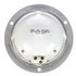 400233 by TRUCK-LITE - 40 Series Dome Light - Incandescent, 1 Bulb, Round Clear Lens, Gray Flange Mount, 12V