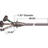 50208 by TRUCK-LITE - 50 Series Brake / Tail / Turn Signal Light Plug - 14 Gauge, 96 in. Length, Right Hand Side