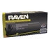 66518 by SAS SAFETY CORP - Raven Nitrile Disposable Glove (Powder-Free) - Black, 6 mil Thick, 100 Gloves/Box, Large (L)