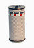 HF6062 by FLEETGUARD - Hydraulic Filter - 9.06 in. Height, 4.52 in. OD (Largest), Cartridge, Rexnord 493144