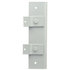 60729 by TRUCK-LITE - Brake / Tail Light Bracket - 2 Screw Bracket Mount, For Oval Shape Lights, Gray Steel
