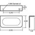 60730 by TRUCK-LITE - Brake / Tail Light Bracket - 2 Screw Bracket Mount, For Oval Shape Lights, Silver Stainless Steel