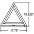 7983 by TRUCK-LITE - Signal-Stat Safety Triangle - Foldable, Free-Standing, Kit