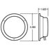 803443 by TRUCK-LITE - 80 Series Back Up Light - Incandescent, Clear Lens, 1 Bulb, Round Lens Shape, Flange Mount, 12v