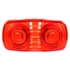 90073 by TRUCK-LITE - Signal-Stat Headlight Lens - Rectangular, Red, Acrylic, For Headlights-Fog & Driving (27004), Lighting Kit (80893), M/C Lights (1201, 1203, 1204, 1211, 1213, 1215, 1216, 1253), Snap-Fit, Bulk