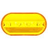 9093A-3 by TRUCK-LITE - Signal-Stat Marker Light Lens - Oval, Yellow, Acrylic, Snap-Fit Mount