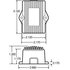 97201 by TRUCK-LITE - Flasher Module - 8 Light Heavy-Duty Solid-State, Aluminum, 90fpm, Spade Terminal/Ring Terminal, 12-24V
