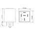 97283 by TRUCK-LITE - Flasher Module - Heavy-Duty Solid-State, Plastic, 5 Blade Terminals, 12V