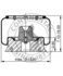 AS9215 by CONTITECH - AIR SPRING 64424/1R14-037/8414