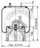 AS8025 by CONTITECH - AIR SPRING 64566/3B12-300