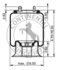 AS5406 by CONTITECH - AIR SPRING 68121/1R9-038/8039