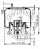 AS9972 by CONTITECH - AIR SPRING 68158/8023/90557302