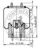 AS6258 by CONTITECH - AIR SPRING 64729/8779