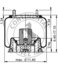 AS9441 by CONTITECH - AIR SPRING 64379/8337