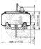 AS9622 by CONTITECH - Air Spring - 9 9-9 P 537, with Bracket, for Trucks