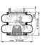 ContiTech AS7446 Suspension Air Spring Kit AIR SPRING 64534/2B12-402/4370